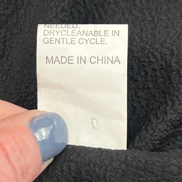 SHEIN Dress 3X Black Square Neck Romantic Tie Back Puff Sleeve Mini Black Dress - Picture 13 of 13